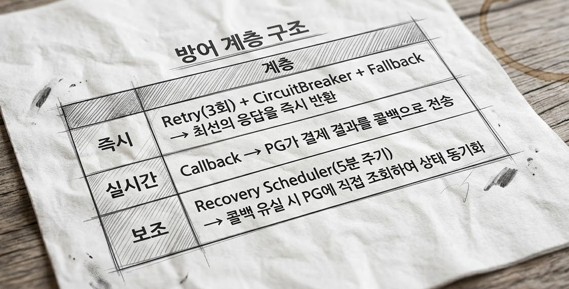 3중 방어 구조